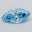 8.11 Ct. Fancy Vivid  Blue Marquise Lab Grown Diamond