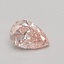 0.52 Ct. Fancy Intense Pink Pear Lab Grown Diamond