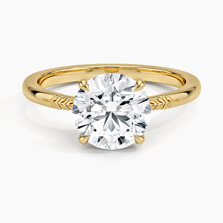 Laurel Engraved Ring - Brilliant Earth