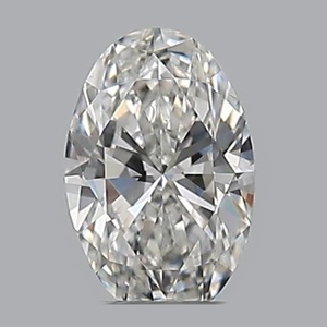 Oval diamond — real photo
