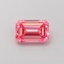 1.04 Ct. Fancy Vivid  Pink Emerald Lab Grown Diamond