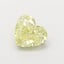 1.27 Ct. Fancy Light Yellow Heart Lab Grown Diamond