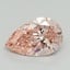 2.01 Ct. Fancy Vivid Pink Pear Lab Grown Diamond
