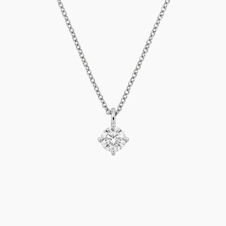 Perfect Compass Point Round Lab Diamond Solitaire Pendant (1/2 ct. tw.)