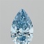 1.38 Ct. Fancy Vivid Blue Pear Lab Grown Diamond
