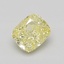 1.01 Ct. Fancy Yellow Cushion Diamond