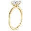 18K Yellow Gold Kalina Ring, smallside view