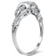 The Falcon Ring, smalltop view on a hand