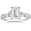 18K White Gold Luxe Willow Diamond Ring (1/4 ct. tw.), smalltop view