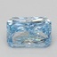 1.56 Ct. Fancy Vivid Blue Radiant Lab Grown Diamond