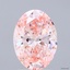 2.01 Ct. Fancy Vivid Pink Oval Lab Grown Diamond
