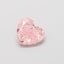 0.30 Ct. Fancy Vivid  Pink Heart Lab Grown Diamond