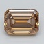 3.14 Ct. Fancy Light  Brown Emerald Lab Grown Diamond