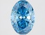 2.05 Ct. Fancy Vivid Blue Oval Lab Grown Diamond