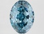 2.56 Ct. Fancy Vivid Blue Oval Lab Grown Diamond