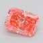 2.94 Ct. Fancy Vivid  Pink Radiant Lab Grown Diamond