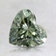 1.16 Ct. Fancy Vivid Pacific Green Heart Lab Grown Diamond