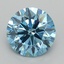 1.86 Ct. Fancy Vivid  Blue Round Lab Grown Diamond