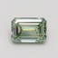 1.03 Ct. Fancy Intense Pacific Green Emerald Lab Grown Diamond