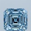 3.25 Ct. Fancy Vivid Blue Asscher Lab Grown Diamond