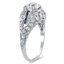 The Marvis Ring, smalltop view on a hand