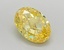 1.51 Ct. Fancy Vivid  Yellow Oval Lab Grown Diamond