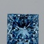 2.02 Ct. Fancy Vivid Blue Princess Lab Grown Diamond