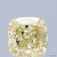 1.25 Ct. Fancy Yellow Cushion Lab Grown Diamond