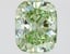 1.40 Ct. Fancy Intense Green Cushion Lab Grown Diamond