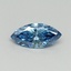 0.54 Ct. Fancy Vivid Blue Marquise Lab Grown Diamond
