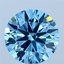 4.00 Ct. Fancy Vivid Blue Round Lab Grown Diamond