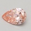 0.56 Ct. Fancy Intense Pink Pear Lab Grown Diamond