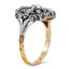 The Talasi Ring, smalltop view on a hand