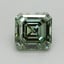 1.01 Ct. Fancy Vivid Pacific Green Asscher Lab Grown Diamond