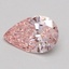 0.53 Ct. Fancy Intense Pink Pear Lab Grown Diamond