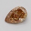 0.32 Ct. Light  Brown Pear Lab Grown Diamond