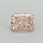 0.51 Ct. Fancy Vivid Pink Radiant Lab Grown Diamond