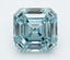 3.5 Ct. Fancy Vivid  Blue Asscher Lab Grown Diamond