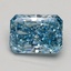 1.69 Ct. Fancy Intense Blue Radiant Lab Grown Diamond