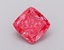 1.0 Ct. Fancy Vivid Pink Cushion Lab Grown Diamond
