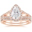 14KR Moissanite Fortuna Diamond Bridal Set (2/3 ct. tw.), smalltop view