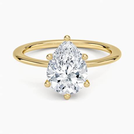 Thin Band Engagement Ring - Aimee