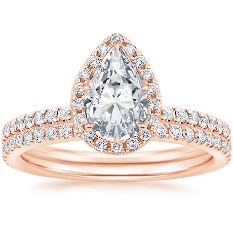 14K Rose Gold Waverly Diamond Bridal Set (2/3 ct. tw.)