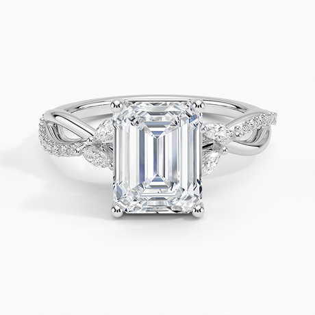 Petite Twisted Willow Diamond Ring - Brilliant Earth