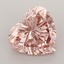 2.76 Ct. Fancy Vivid  Pink Heart Lab Grown Diamond