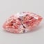 1.51 Ct. Fancy Vivid Pink Marquise Lab Grown Diamond