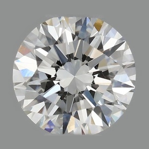 Round diamond — real photo