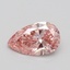0.70 Ct. Fancy Intense Pink Pear Lab Grown Diamond