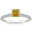 Platinum Sonora Diamond Ring, smalltop view