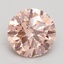 3.00 Ct. Fancy Intense Pink Round Lab Grown Diamond